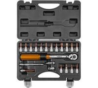 ynamométrique - Neo Tools - 1/4" - 5-25 Nm - 21 pièces Noir