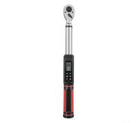 Clé dynamométrique numérique avec vibration, buzzer, alertes LED 1/4", 3/8", 1/2", protection contre les surcharges, modes de piste de crête, prise à libération rapide, enregistrement des données