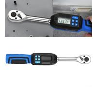 Clé dynamométrique numérique, clé à cliquet électronique préréglée 3-60N Kit avec écran LCD, précision de 2 %, sélecteur à 4 niveaux