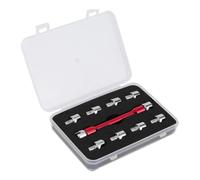 ynamométrique pour moto - Ensemble d'outils de réparation antidérapants en acier avec 10 têtes, ajusteur de rayon de 5 à 6,8 mm | Kit de clés à molette robuste portable pour le calage des roues