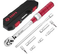 ynamométrique VANPO 3/8'' 5-60Nm Précision ±3% Kit 9 Pièces pour Vélo et Moto