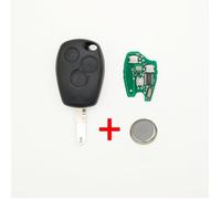 Clé + electronique vierge à programmer pour Renault Kangoo Trafic Master Vivaro 3 bouton
