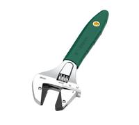 Clé en acier réglable : clé à échelle portable marquée, réglage léger des espaces tendus | Durée durable qui nécessite un contrôle de résistance, clé à poignée ergonomique pour l'utilisation de la