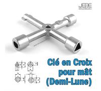 n croix pour mât - Demi-lune - CIMCO 112882