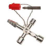 Clé en croix universelle VIRAX 6 empreintes - Spécial bâtiment - 261501 G