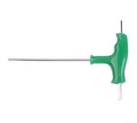 Clé en forme de T avec poignée en plastique et têtes hexagonales/prunes, conçue pour aider efficacement les tâches de réparation et d'entretien (3-4-5)