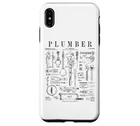 Clé et Outils de plomberie Vintage avec Impression Vernie Coque pour iPhone XS Max