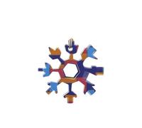 Clé flocon de neige multifonction 18 en 1, tournevis, outils à main (anis étoilé bleu foncé)