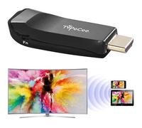 TVPeCee Adaptateur USB WiFi – Clé HDMI WLAN pour Miracast, Chromecast et DLNA