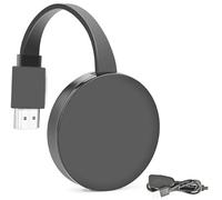 Clé HDMI Miracast, adaptateur d'affichage sans fil Wi-Fi avec duplication d'écran pour le transfert de fichiers vidéo et audio depuis iPhone, iPad, Android et iOS vers téléviseur, moniteur, projecteur