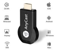 Clé HDMI TV AnyCast Plus 1080P 3D WiFi Mini récepteur sans fil avec récepteur d'affichage pour IOS pour iPhone iPad