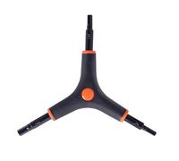 Clé hexagonale à triple tête - Jeux de clés, clé hexagonale en acier et avec triple tête | Fournitures de réparation multifonctionnelles, outils hexagonaux antidérapants