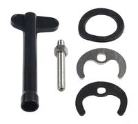 Clé hexagonale en plastique et boulon en acier inoxydable avec joint en caoutchouc et rondelle de 50 x 40 x 2 mm pour applications de montage de robinet de cuisine