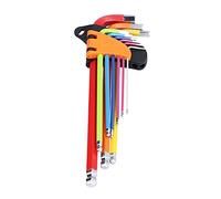 Clé hexagonale, jeu de clés hexagonales de 1,5 à 10 mm, long bras pour tourner les vis pour l'entretien de la moto pour vélo