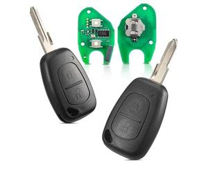 Clé Kangoo Master Trafic - Telecommande Vierge Compatible Renault Kangoo Master Trafic - Opel Vivaro Movano - Nissan Interstar Primastar (VAC102)