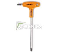 Beta Tools Clé Allen Poignée en T 96T 10 - Clé mâle 6 pans haute performance