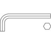 Clé mâle coudée 6 pans intérieurs 0.9 mm TOOLCRAFT 112846 10 pc(s)
