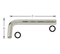 Clé mâle coudée 6 pans intérieurs 14 mm Hazet 2100-14 1 pc(s)