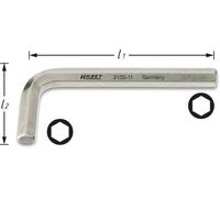 HAZET Clé mâle coudée 2100-06 – 6 pans intérieurs 6 mm – 1 pc