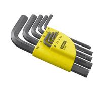 Etui de 9 clés mâles courtes Gamme Pro à têtes sphériques STANLEY 1-13-929