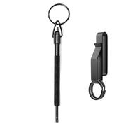 Clé manilles de police de 13 cm avec porte-clés tactique universel, clé menottes de police.