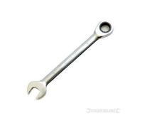 Clé mixte à cliquet et tête droite - SILVERLINE - 13 mm - Acier chrome-vanadium trempé et revenu