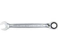 Clé mixte à cliquet réversible Gearplus œil incliné finition satinée 19 mm KS TOOLS 503.4619