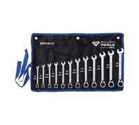 Clé mixte Brilliant Tools à cliquet réversible, 12 pcs, 8 - 19mm