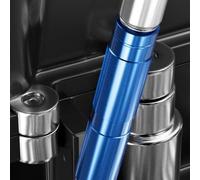 Clé mixte rotative à 360° avec poignée en T, acier au chrome vanadium, 12,5 mm x 190 mm x 310 mm, pour réparation automobile et entretien mécanique - Bleu argenté