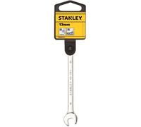Clé mixte STANLEY - STMT95791-0 - Fourche orientée à 15° - Œil 12 pans orienté à 15° - Manche ergonomique