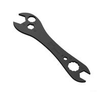Clé multifonction à extrémité ouverte pour réparation de climatisation avec poignée ergonomique antidérapante et sept têtes interchangeables pour les tâches professionnelles CVC (6-22 mm)
