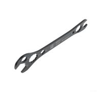 Clé multifonction à extrémité ouverte pour réparation de climatisation avec poignée ergonomique antidérapante et sept têtes interchangeables pour les tâches professionnelles CVC (6-27 mm)