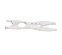 Clé Multifonction Double Tête Autoserrante en Acier pour Réparations | Outil Compact Argenté à Changement Rapide, Usage Maison et Pro, Compatible Tuyaux, la Cuisine, Salle de Bain
