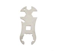 Clé multifonction en acier inoxydable pour bouteilles de gaz compatible avec les tailles de 11 kg et 5 kg pour une utilisation en extérieur