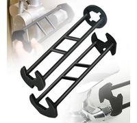 Clé Multifonction pour Lavabo et Robinet - Clé Universelle en Acier avec 7 Tailles d'Ouvertures, Rotation 360° pour Espaces Étroits, pour la Réparation des Écrous en Cuisine et Salle de Bain B)