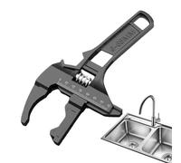 Clé multifonction réglable, clé de salle de bain - Clé pour évier, clé de robinet à grande ouverture, clé de plombier réglable pour salle de bain