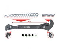 Clé multifonctions - Pour vis ou écrous de 8 à 32 mm - Peut être utilisée dans les 2 sens