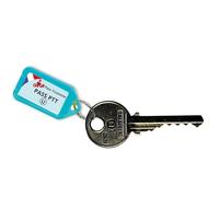 Clé Pass PTT U10 - Ouvre Serrures Boîtes aux Lettres & Immeubles (Norme La Poste) - Acier Nickelé - Clé du Facteur U10