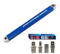 Cle Plate A Cliquet extension Décalée Offset Extension Wrench, 39 Cm (15 Pouces) Extension De Ratchet Avec Entraînement À Chaîne - In daptateur De Couple 1/4", 3/8" Et 1/2" (1 PC)