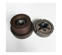 (Clé Plate) L'embrayage à Courroie à Double rainure Convient aux Moteurs 188F/190F/GX390/GX420 avec Sortie d'arbre de 25 mm utilisé for la Pompe à Eau/Coupe(Belt Width 17mm)