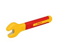 Bosch Clé plate VDE 10 mm 1600A02NF0 – Isolée jusqu'à 1 000 V, fourche inclinée 15°