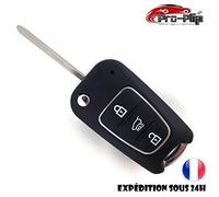 CLE PLIP Compatible avec Sportage Picanto Proceed Ceed Soul Venga Carens Coque Bouton Hold Nouveau modèle argenté @Pro-Plip