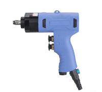 Clé pneumatique pneumatique avec entraînement 3/8", outil compact et léger pour une fixation et un démontage efficaces, changement de direction facile (courbée)