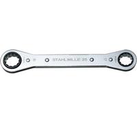 Clé polygonale à cliquet 25 16x18mm 12-KT.L.205mm nb.Z.22 STAHLWILLE