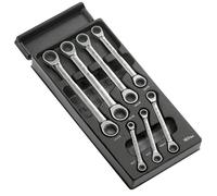 Clé polygonale à cliquet oeil 12 pans 6 à 19 mm - FACOM - MOD.64J7