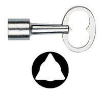 Clé à pompier triangulaire 11 mm - OUTIFRANCE - Outil - Métal - 11 mm