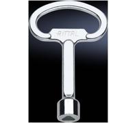 Clé pour armoires de distribution triangle 8 mm Rittal 2546.000