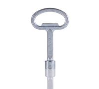 Clé pour armoires de distriion triangle 7 mm Rittal 2545.000 acier 1 pc(s)