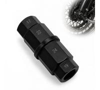 Clé pour Axe de Roue Avant Moto, Outil Hexagonal pour Demonte Pneu Moto | Acier au Chrome Molybdène, Montage Dépose Réglage des Axes Hexagonaux sur Motos de Route Cross et Atelier Pro, Entretien