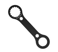 Clé pour boîte de bielles - Outil d'entretien pour essieux et manivelles | Accessoires de réparation, clé double cap pour adultes, amateurs et débutants, entretien de vélos et